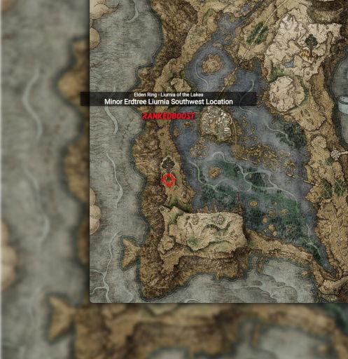 Elden Ring Minor Erdtree Liurnia Southwest Guide Bosses Items Materials   Where To Find Minor Erdtree Liurnia Southwest Map 